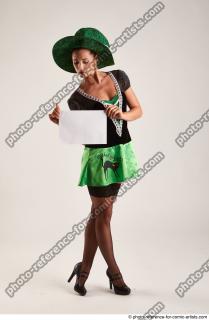 LITTLE CAPRICE STANDING POSE WITH PAPER